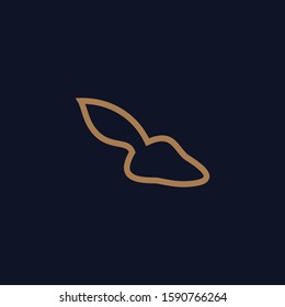 Premium rabbit logo design. Abstract icon rabbit vector illustration