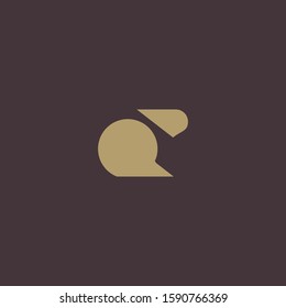 Premium rabbit logo design. Abstract icon rabbit vector illustration