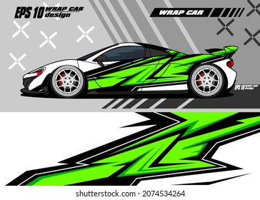 premium Race car wrap design