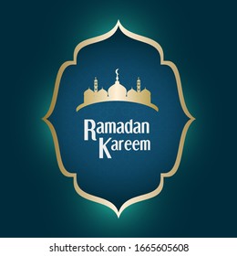Premium ramadan kareem background, ramadan kareem vector