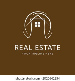 premium real estate logo , apartment company logo