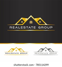 premium real estate logo template