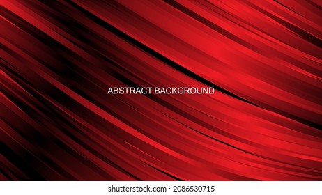 Fondo abstracto rojo premium con sombra dinámica sobre el fondo. Fondo vectorial. EPS 10