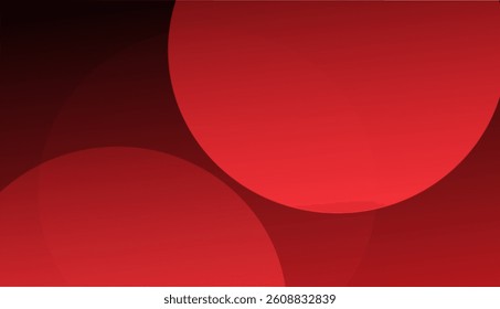 Premium red abstract background featuring elegant geometric circle design, perfect for bold, modern visuals, tech themes, and promotional graphics.