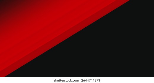 Fundo abstrato preto e vermelho premium com sobreposição de fundo de camada. Fundo do vetor. Eps10
