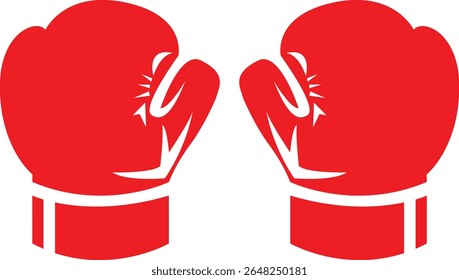 Luvas de Boxe Vermelho Premium para Homens e Mulheres Treinamento Profissional, Sparring.