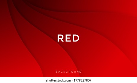 Fondo de color de gradiente rojo premium con sombra dinámica en el fondo. fondo vectorial. Eps10
