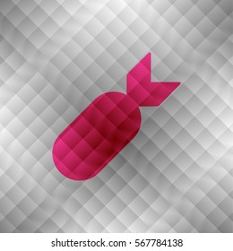 premium red grid gradient logo / icon design
