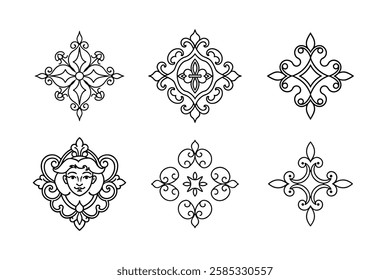 Premium Renaissance Ornament Vector Art for Creatives