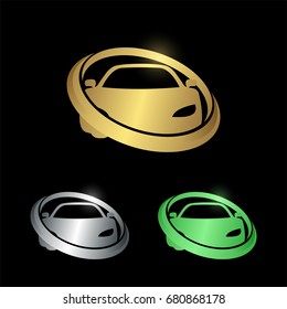 premium rent car logo variation
