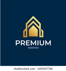 Premium Residence Logo Design Template Inspiration - Vector