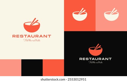 Premium Restaurant Tor Flame Fire y diseño de logotipo de cocina creativa 