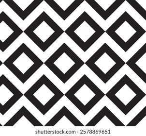 PREMIUM RHOMBUS PATTERN, BLACK LINES