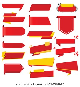 Premium ribbon bundle icon design.