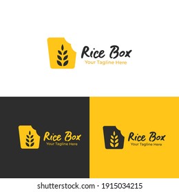 Premium Rice Box Logo Design Template Stock Vector (Royalty Free Premium Rice Box Logo Design Template Stock Vector (Royalty Free
