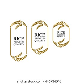 Premium rice logo.
