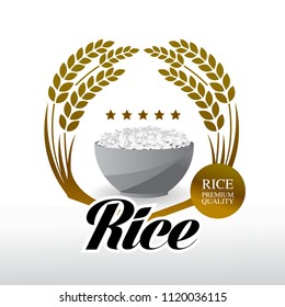 Premium Rice vector illustration