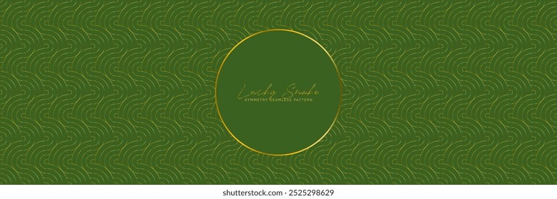 Premium verde sem emenda e padrão oriental de ouro. Papel de parede Art Deco decorativo com motivos asiáticos abstratos. Fundo elegante com estética moderna.