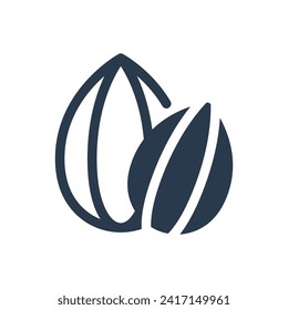 Ilustración de iconos de vectores de variedades de semillas premium