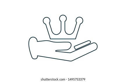 
Premium service icon vector illustration.