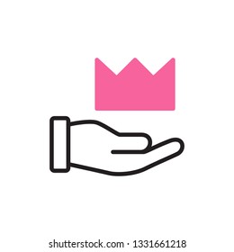 premium service icon vectorwith modern style