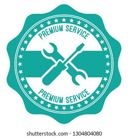 Premium Service Stamp