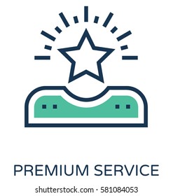 Premium Service Vector Icon