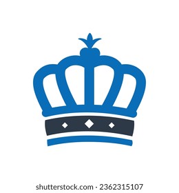 Premium Services Flat Blue Icon Isolate On White Background Vector Illustration | Seo Icons