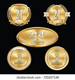 Premium Set of Anniversary Badges.