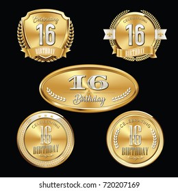 Premium Set of Anniversary Badges.