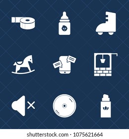 Premium set with fill icons. Such as old, kid, phone, bottle, office, mobile, roller, element, cute, skating, tape, white, background, water, milk, beauty, disk, dvd, aroma, chat, well, art, bucket