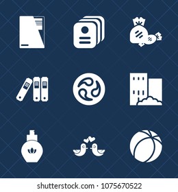 Premium set with fill icons. Such as paper, document, japanese, beauty, house, dessert, name, game, sport, id, perfume, ball, soccer, office, candy, lollipop, identity, stick, business, estate, card