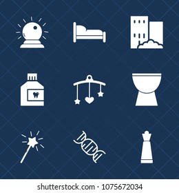 Premium set with fill icons. Such as business, furniture, estate, dental, construction, dna, clean, oral, fantasy, concept, fresh, home, room, baby, mouthwash, mobile, bed, musical, game, chess, mouth