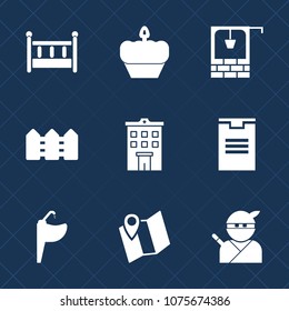 Premium set with fill icons. Such as real, box, water, furniture, old, road, japan, samurai, location, home, well, tap, child, weapon, japanese, sweet, white, sink, pin, travel, bathroom, shipping
