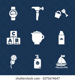Premium set with fill icons. Such as drink, child, bucket, touch, construction, soap, tea, happy, fashion, work, mic, hot, karaoke, smart, audio, shovel, technology, collection, drill, beauty, board