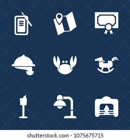 Premium set with fill icons. Such as japan, crab, horse, inkstone, fresh, culture, draw, christmas, navigation, city, holder, award, pin, paintbrush, travel, sea, pen, suzuri, home, waitress, location