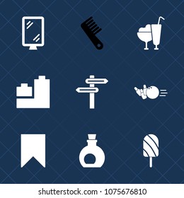 Premium set with fill icons. Such as strawberry, bear, pin, cone, billboard, element, beauty, car, fruit, sweet, care, toy, bowling, sign, hairstyle, food, fashion, teddy, ice, cream, summer, road
