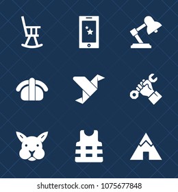 Premium set with fill icons. Such as phone, salmon, fish, helmet, camp, table, digital, modern, office, furniture, travel, cute, jacket, seafood, lamp, foreman, animal, display, blank, white, creative