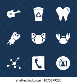 Premium set with fill icons. Such as bouquet, recycle, floral, beautiful, waste, musical, newborn, food, container, white, phone, bin, molecule, music, dentist, diaper, book, flower, health, chemistry