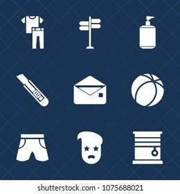 Premium set with fill icons. Such as window, travel, cloth, road, graphic, mail, street, clothing, style, hipster, room, sport, dress, game, football, care, bath, shorts, white, fashion, arrow, retro