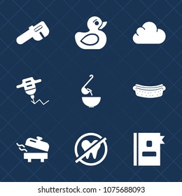 Premium set with fill icons. Such as spoon, book, business, play, heater, directory, dentist, cute, repair, bath, wrench, white, rubber, cloud, web, meat, soup, boiler, healthy, animal, drill, dental