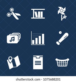 Premium set with fill icons. Such as tool, cut, black, music, nature, web, education, library, flower, document, baseball, league, floral, paper, sport, diagram, map, store, book, business, travel