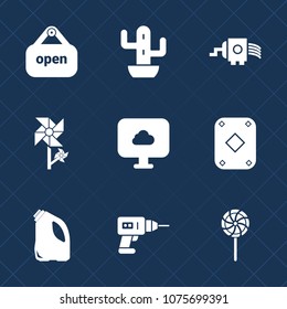 Premium set with fill icons. Such as grate, meat, work, grater, object, cactus, machine, flower, store, business, blossom, desert, spring, summer, sweet, nature, food, sign, cooking, cheese, kitchen