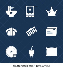 Premium set with fill icons. Such as file, dvd, power, cable, cd, queen, hot, royal, meal, fish, king, bed, wooden, collection, home, sushi, food, well, stroke, old, soft, noodle, seafood, cuisine