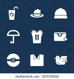 Premium set with fill icons. Such as new, sky, white, bag, beverage, organic, head, sale, ball, orange, baseball, rain, game, sweet, animal, object, clothing, bird, umbrella, hat, juice, label, store