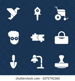 Premium set with fill icons. Such as wood, nest, fitness, handicap, object, bird, graphic, style, decoration, shape, nature, box, geometric, stamp, art, interior, origami, house, paper, spring, mark