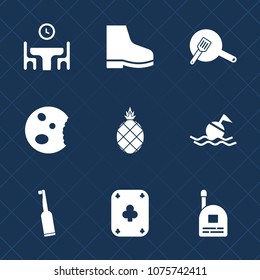 Premium set with fill icons. Such as child, brush, silhouette, poker, woman, sweet, lifebuoy, toothbrush, sport, fresh, boy, communication, kitchen, family, fashion, happy, dinner, doughnut, time, man