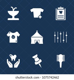Premium set with fill icons. Such as medical, hair, entertainment, medicine, doctor, water, art, fountain, famous, brush, shirt, t-shirt, patient, sculpture, healthy, baby, map, landmark, tent, boy