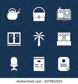 Premium set with fill icons. Such as kitchen, room, modern, teapot, furniture, , shop, cart, food, market, electric, knowledge, customer, menu, cabinet, book, comfortable, paper, storage, drink, store