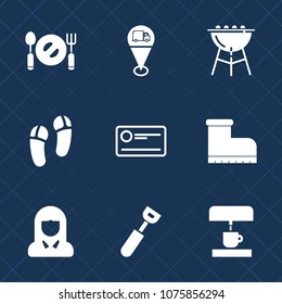 Premium set with fill icons. Such as woman, young, cooking, grill, graphic, spoon, restaurant, finance, style, kitchen, hot, sign, machine, barbecue, map, face, grilled, slipper, fire, knife, pointer